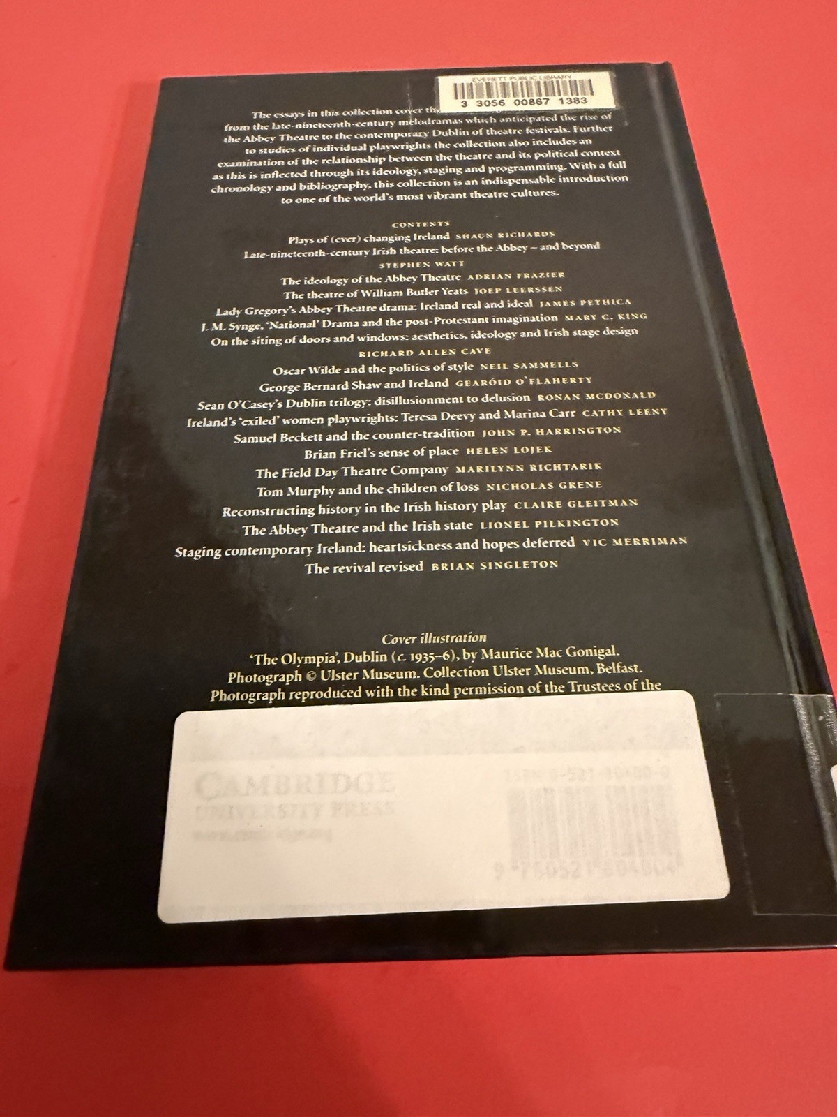 Cambridge Companion to Twentieth-Century Irish Drama EXLIBRARY HC RARE Free Ship