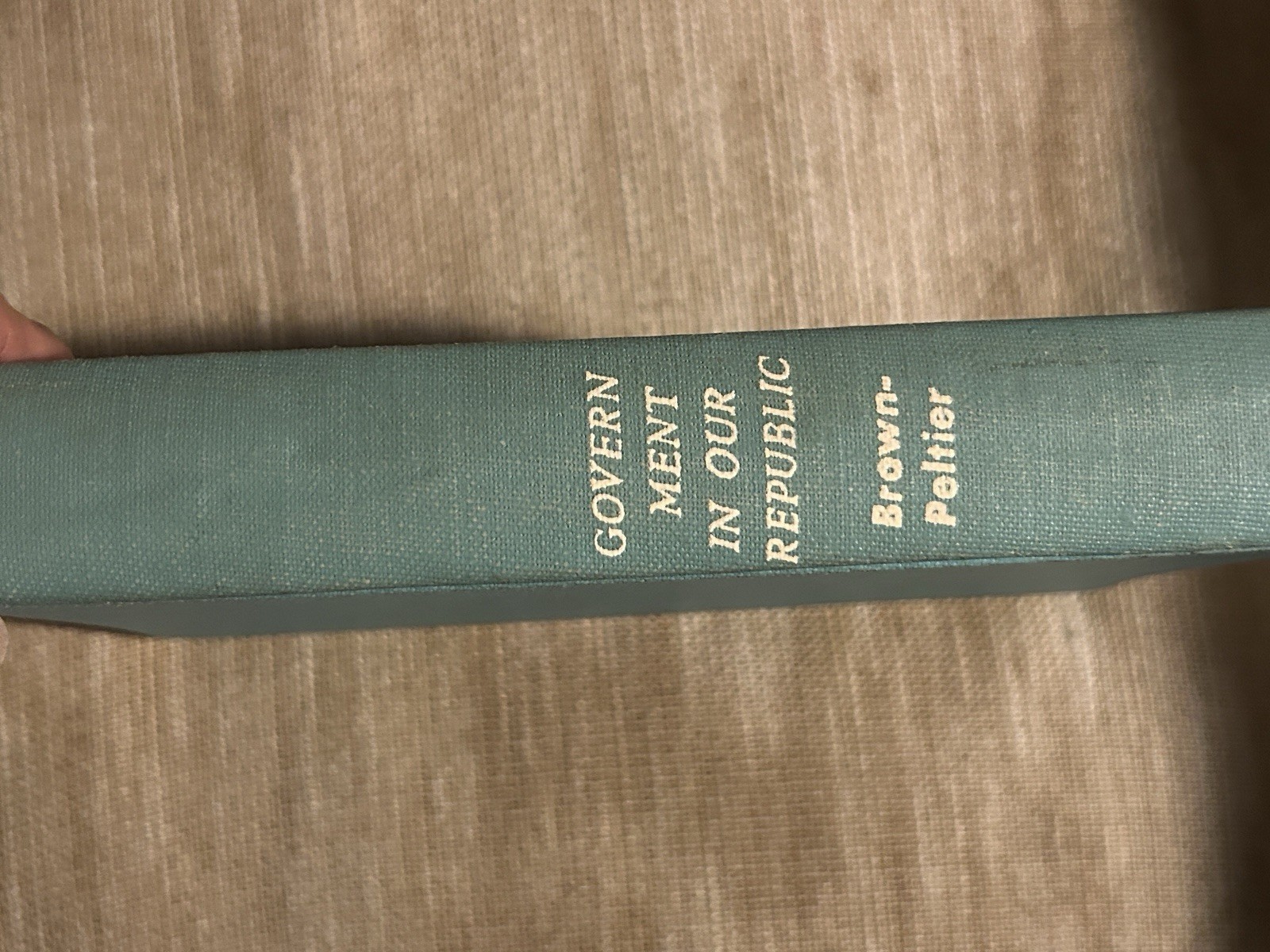 Vintage Civics Textbook ‘Government In Our Republic’ 1960’ Hardcover