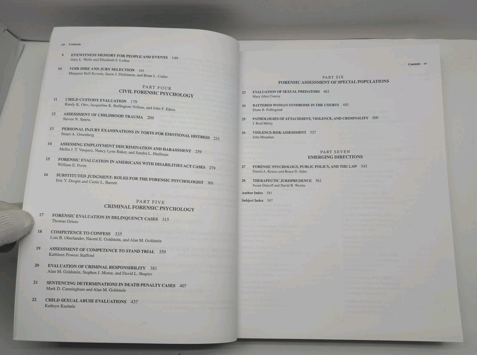 Handbook of Psychology Vol. 11 : Forensic Psychology by Alan M. Goldstein (2003,