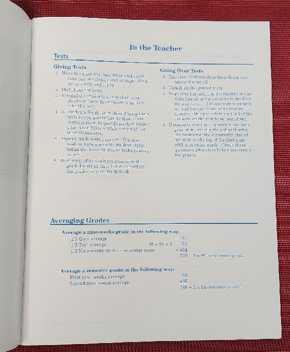 A Beka Book WORLD HISTORY & CULTURES Test/Map Project Key 57266005
