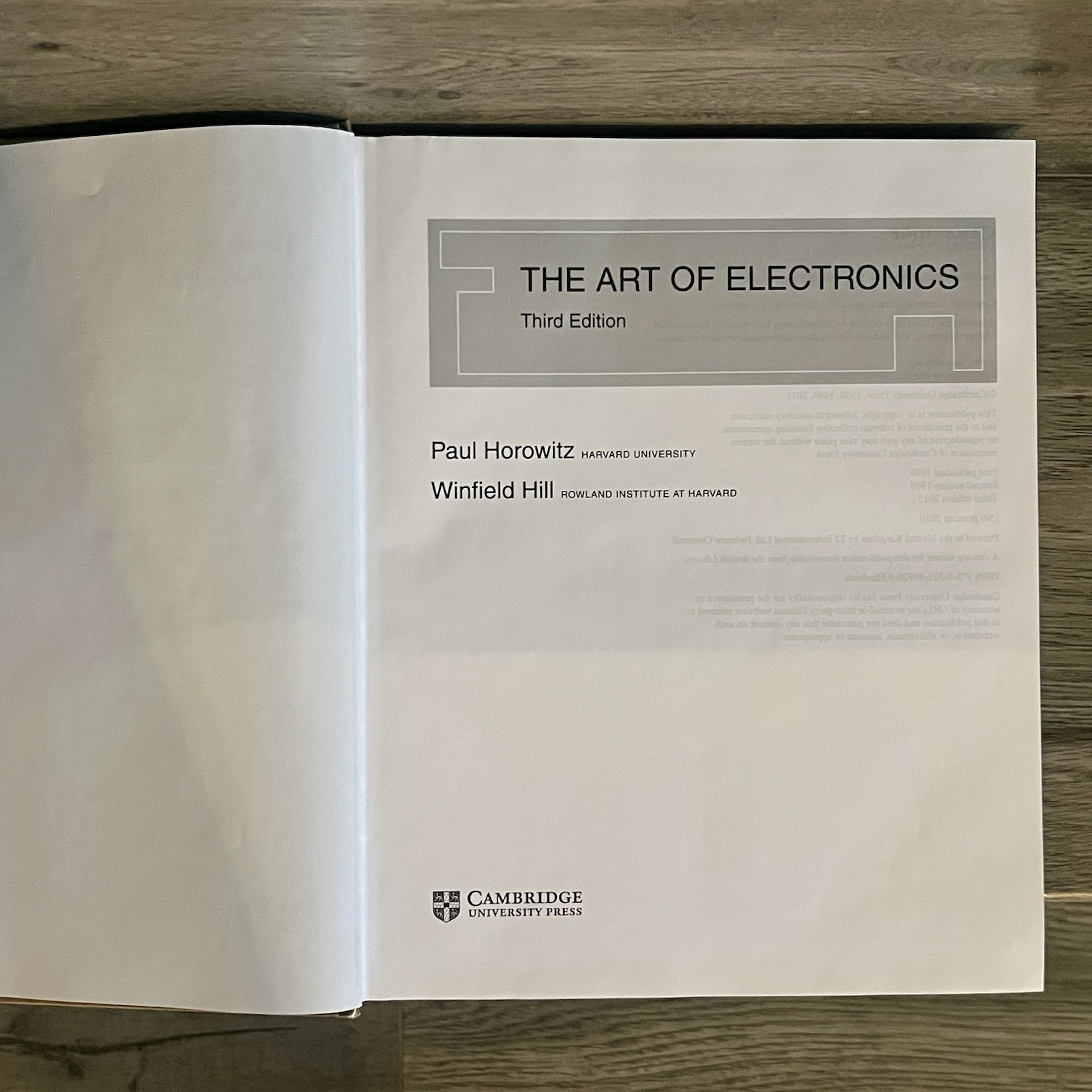 Art of Electronics by Paul Horowitz and Winfield Hill (2019, HC) 3rd Edition