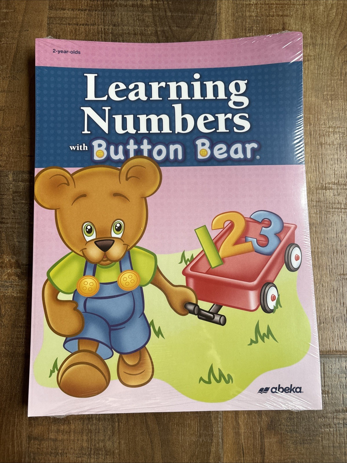 Abeka Preschool Curriculum 2 Years Learning Numbers with Button Bear unbound