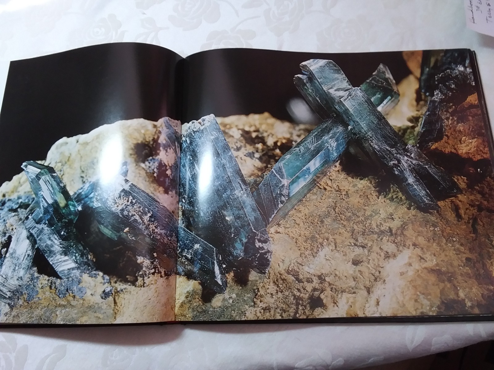 Rock identification book The Magic of Minerals 110 photos color large 196 pgs hb