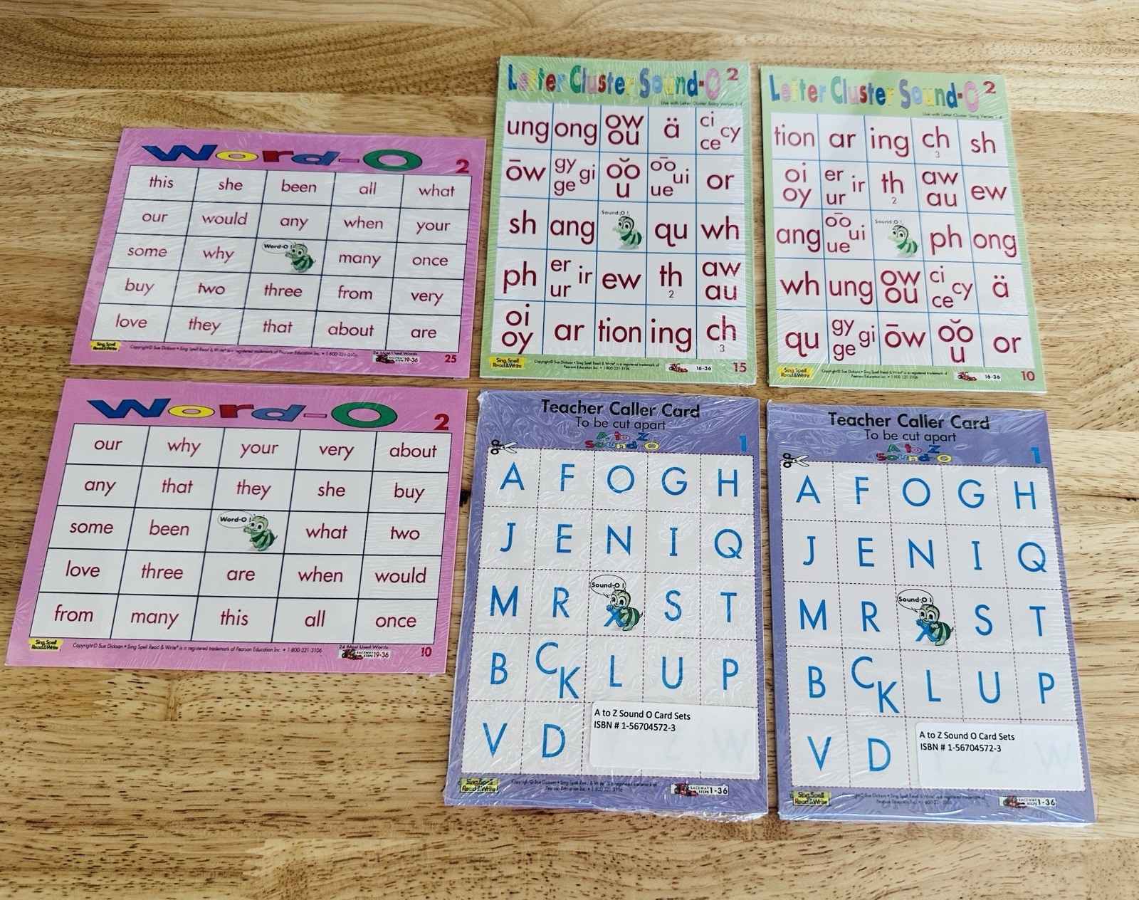 Sing Spell Read & Write, Games, Mats, Cards, Chest & Rare Vinyl Cars, Very Good