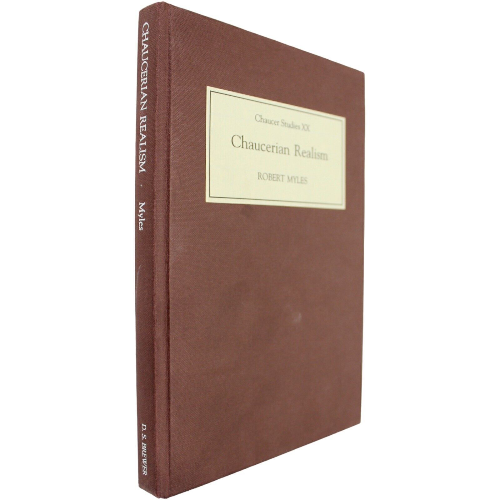 CHAUCER MEDIEVAL REALISM LITERATURE POETRY SEMIOLOGY METAPHYSICS REVIEW COPY 1ST