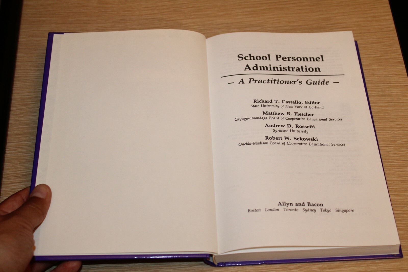 School Personnel Administration : A Practitioner’s Guide by Matthew R. Fletcher,