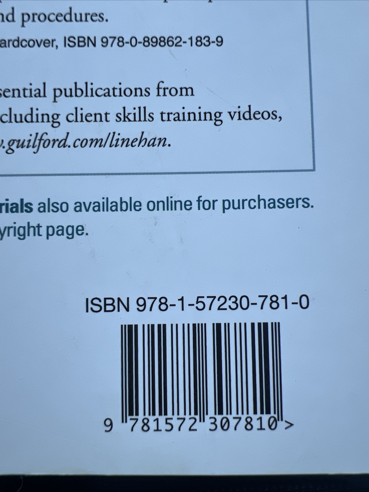 DBT Skills Training Handouts and – Paperback, by Linehan Marsha M.