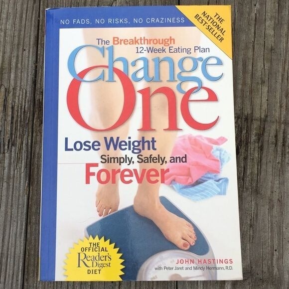 12 week eating plan CHANGE ONE best seller book John Hastings Readers Digest
