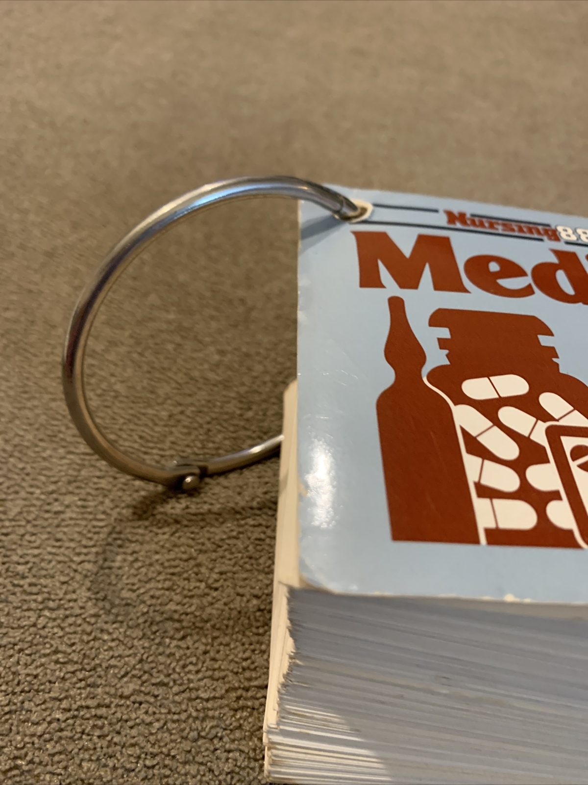 Vintage Nursing88 Mediquik Drug Cards New Edition 1988 Medication Guide (JL)