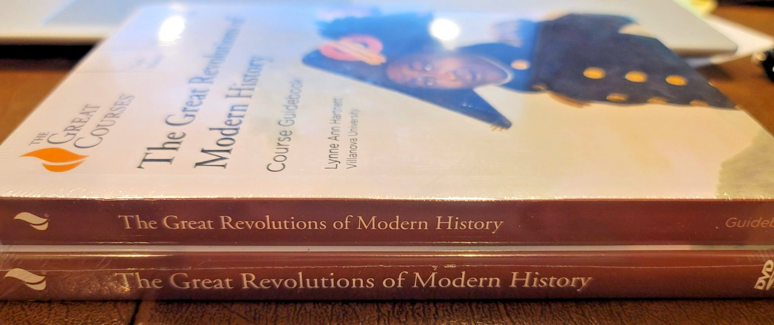 Great Courses The Great Revolutions of Modern History DVD’s & Book NEW SEALED
