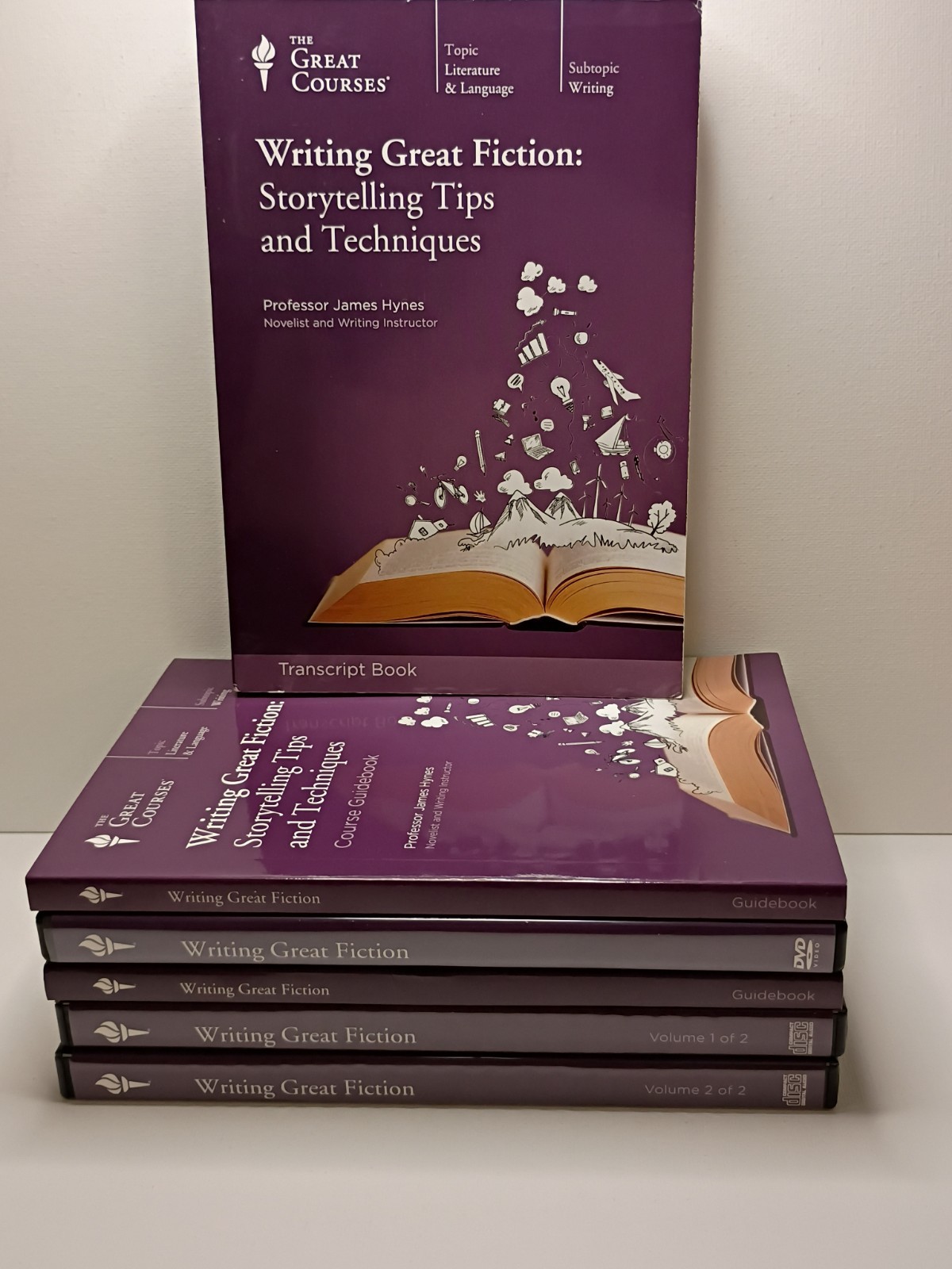 The Great Courses: Writing Great Fiction: Storytelling Tips,, DVDs + Audio CDs