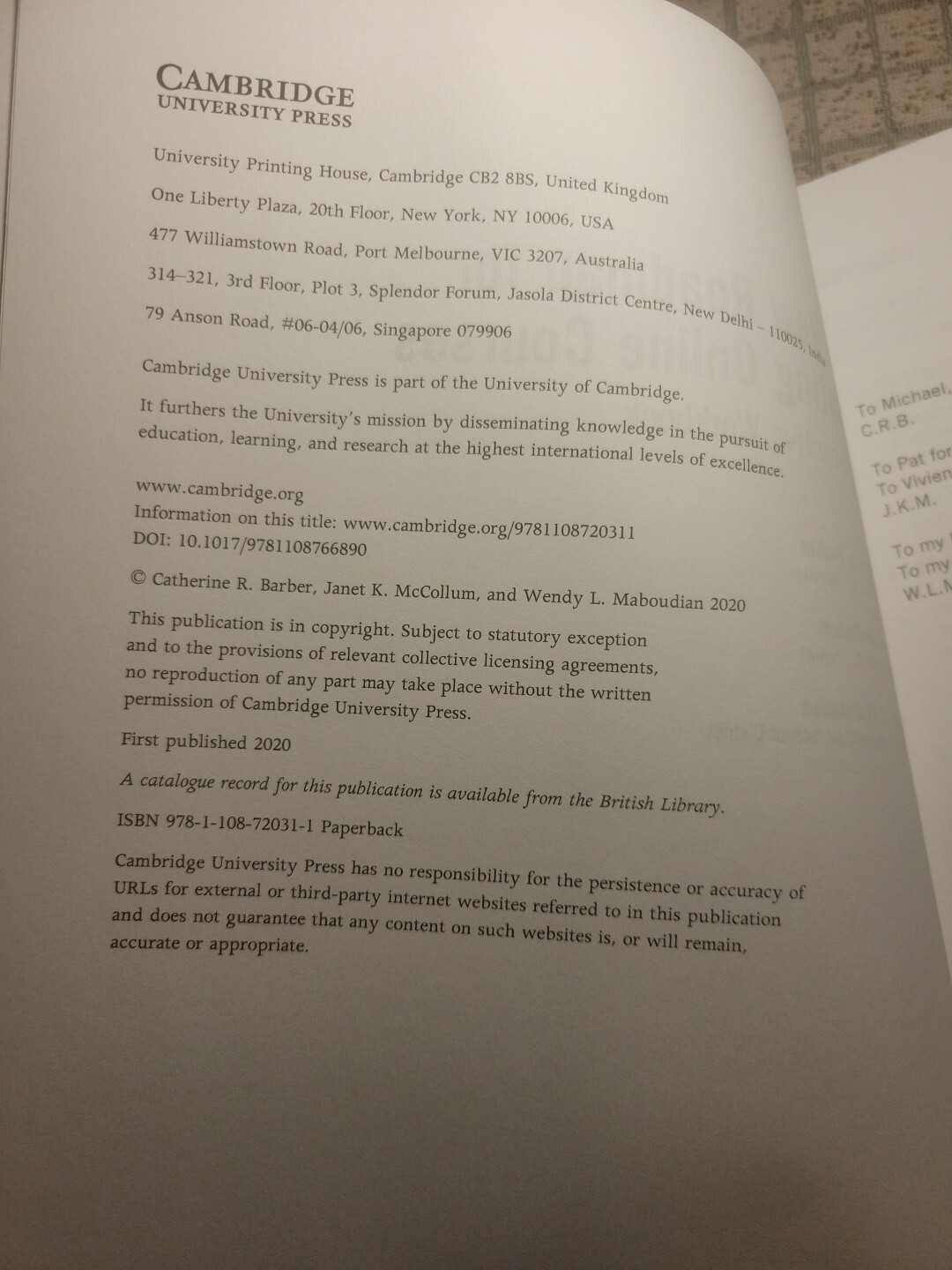 The New Roadmap for Creating Online Courses : An Interactive Workbook by…