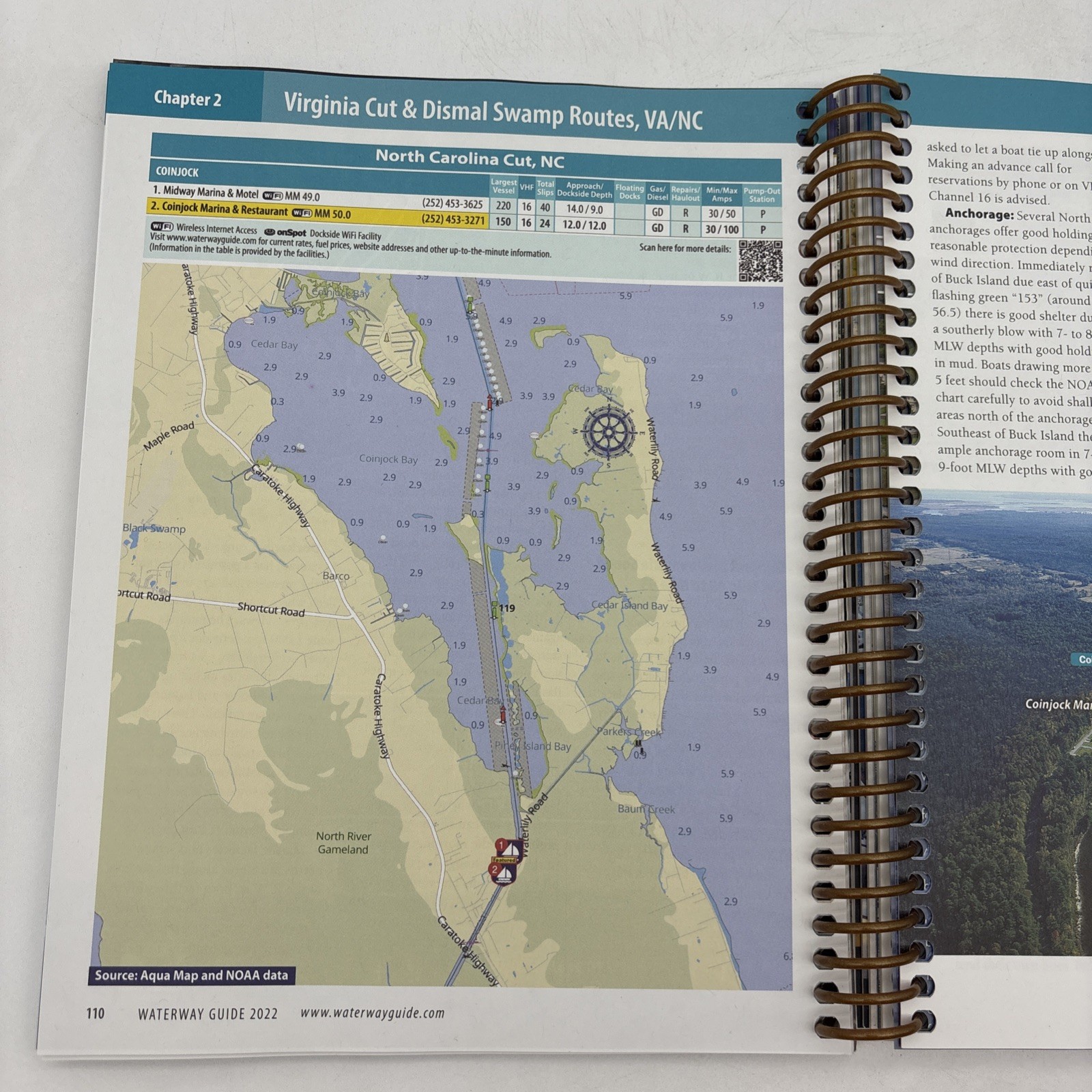 Waterway Guide Atlantic ICW 2022 Spiral Bound Vol. 75, No. 1 WGICW22