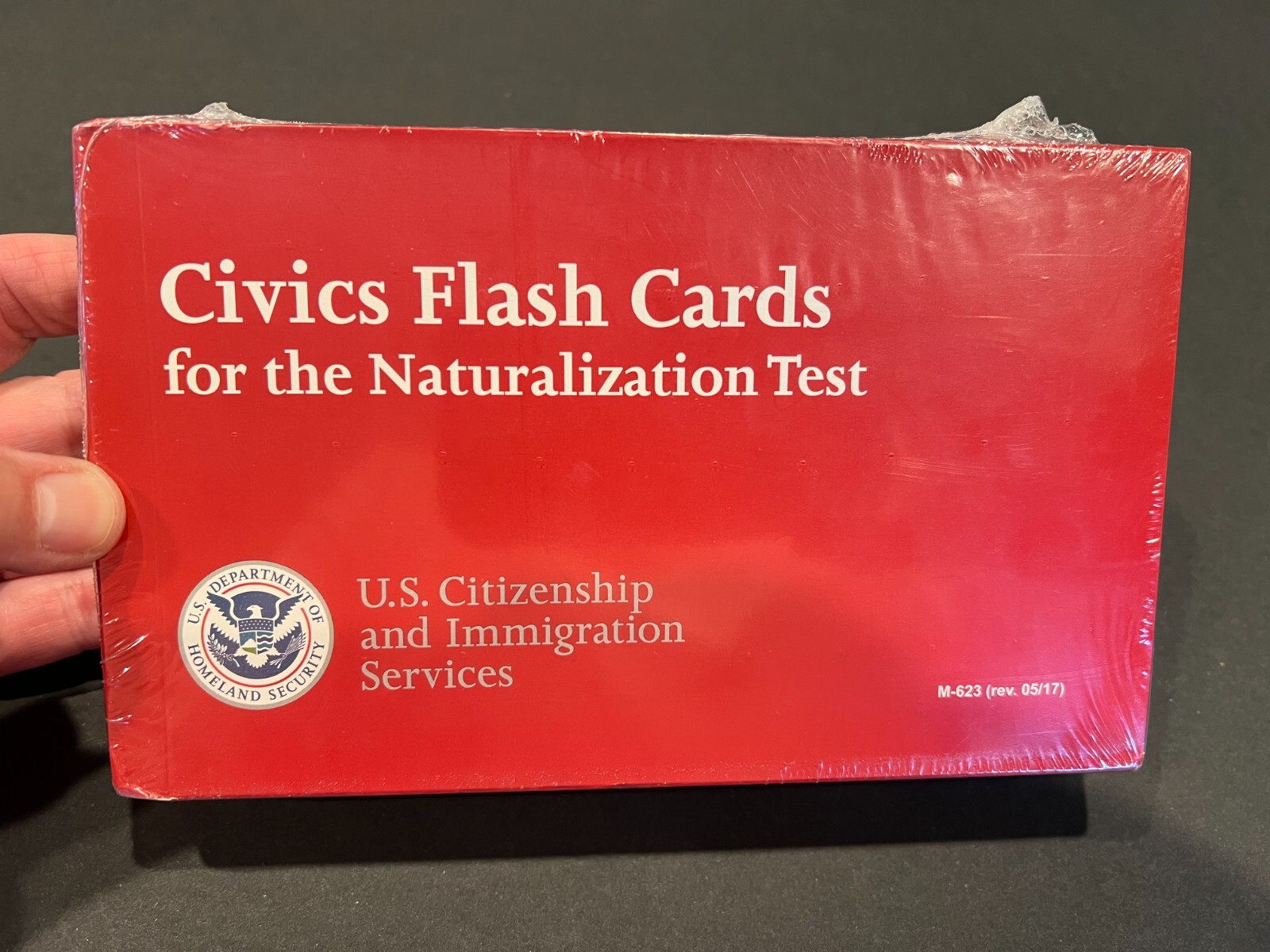 NEW Civics Flash Cards Naturalization Test US Citizenship Immigration M-623 5/17