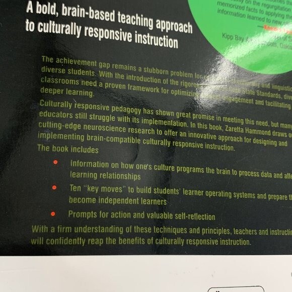 Culturally Responsive Teaching The Brain Foreword By Yvette Jackson Zaretta Hamm