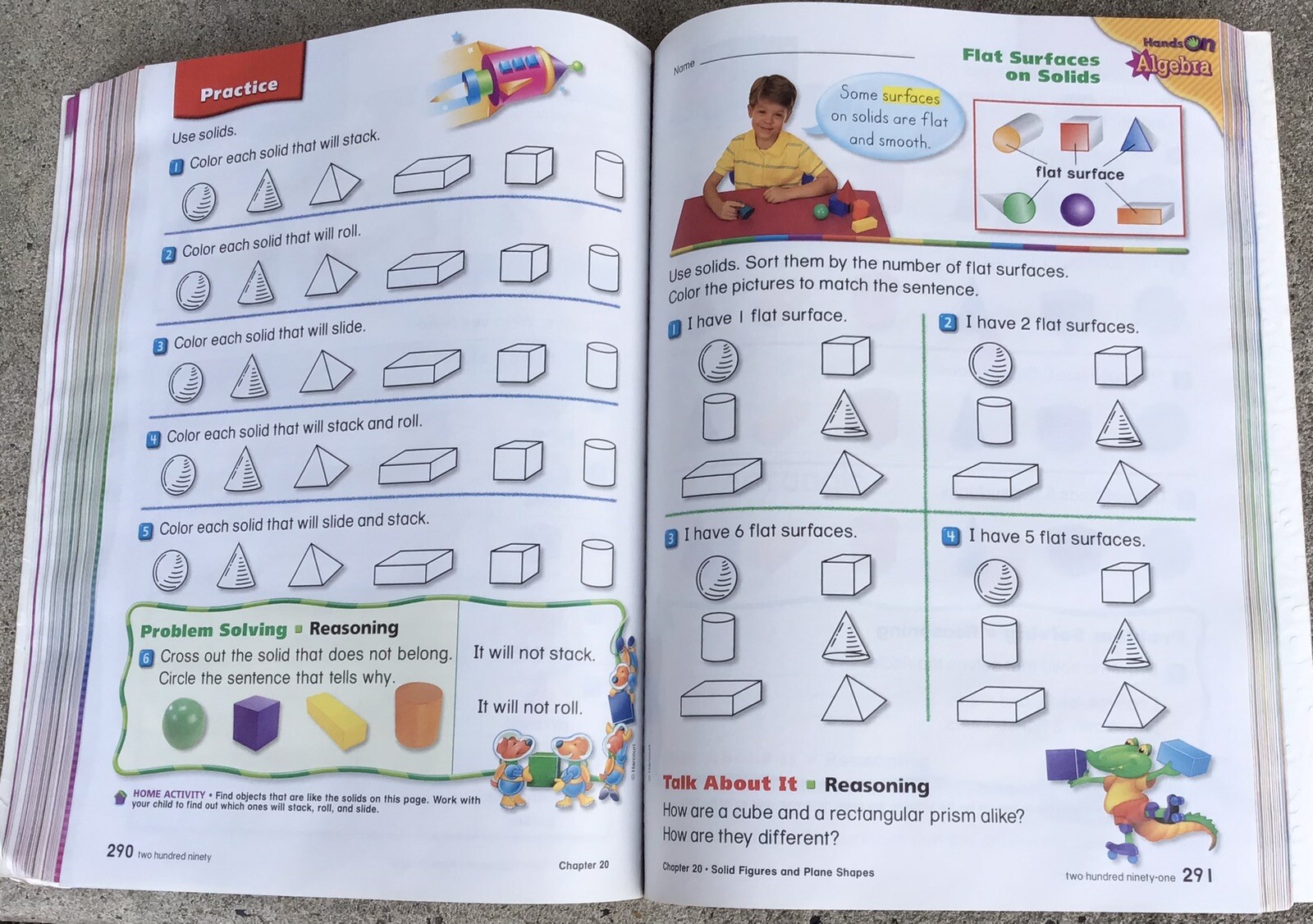 1st Grade 1 Math Student Homeschool Workbook 455 Pages Full Color Harcourt NEW