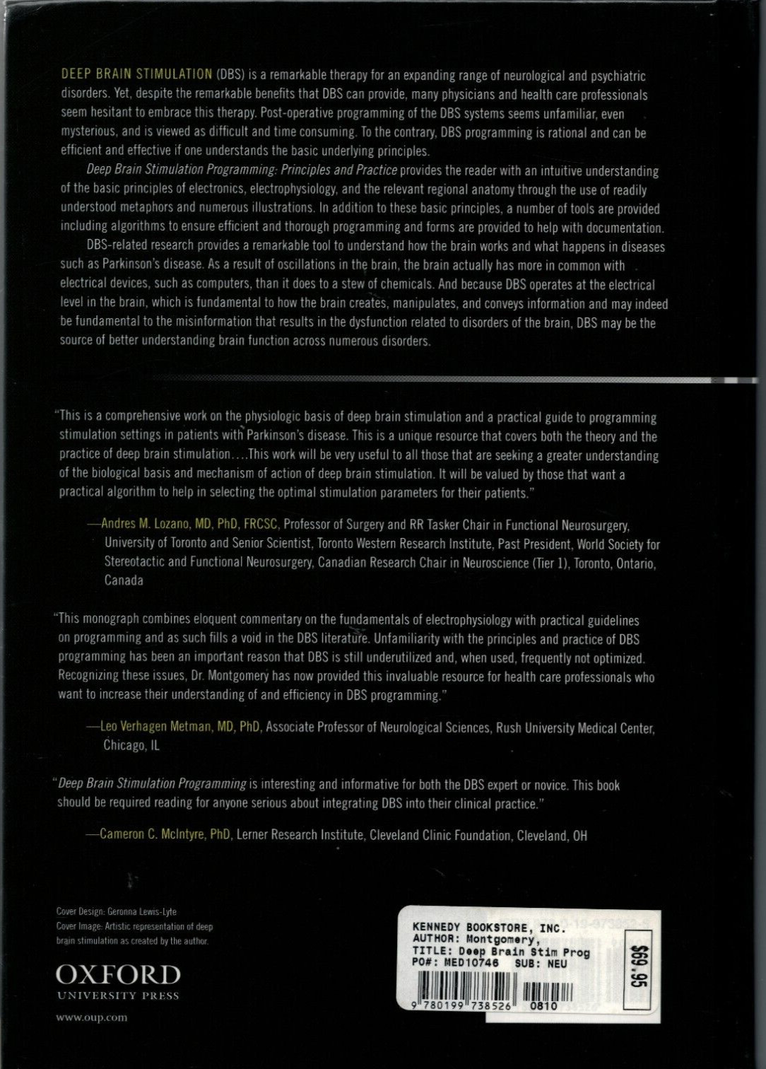 Deep Brain Stimulation Programming by Erwin B. Montgomery, Jr. (2010, Hardcover)
