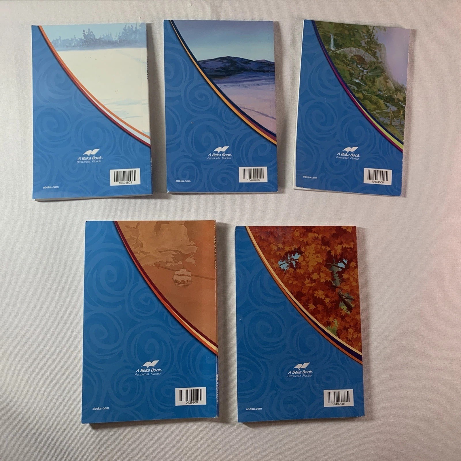 ABeka 3rd Grade Readers 5 Books (b,d,e,f,g) Student Books Paperback Good