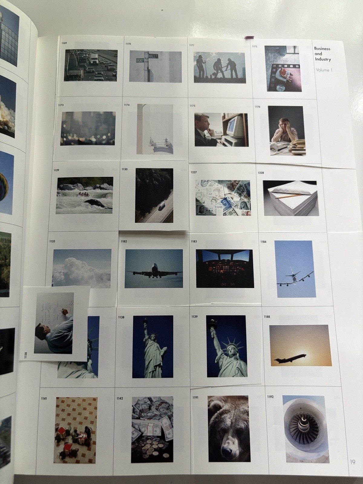 PhotoDisc Resource Book 1,2,6,7 Lot of 4 missing and cut out pages No Disc Read