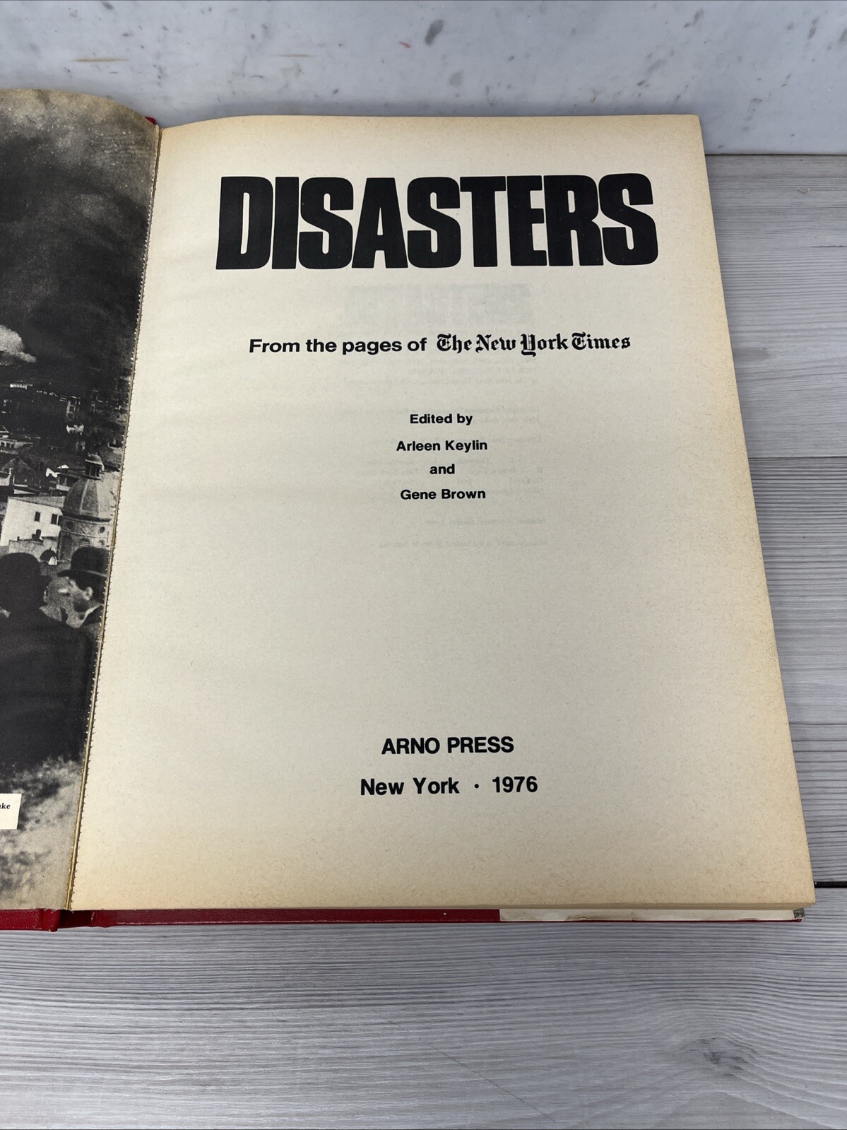 The New York Times – Page One The Major Events 1920-1975 – Disasters – Lot Of 3.