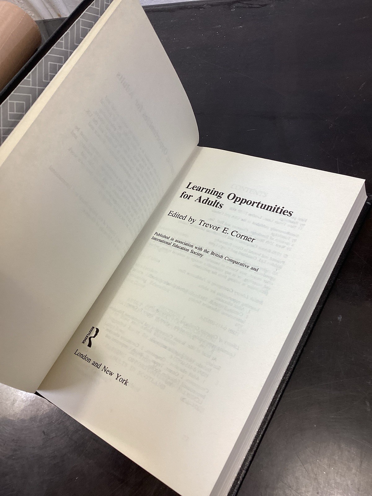 Learning Opportunities for Adults by Trevor Corner (English) Hardcover Book