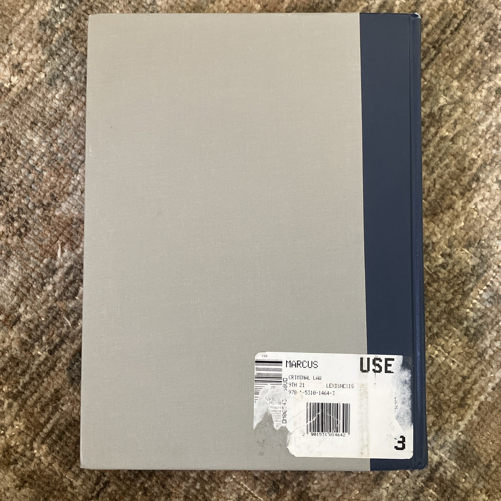 Criminal Law, Ninth Edition – Carolina Academic Press, Hardcover, Used GOOD