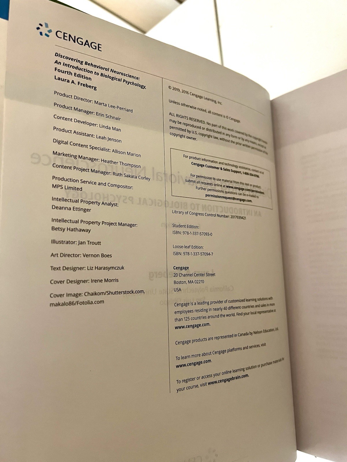 Discovering Behavioral Neuroscience: An Introduction 4e, Laura Freberg Textbook