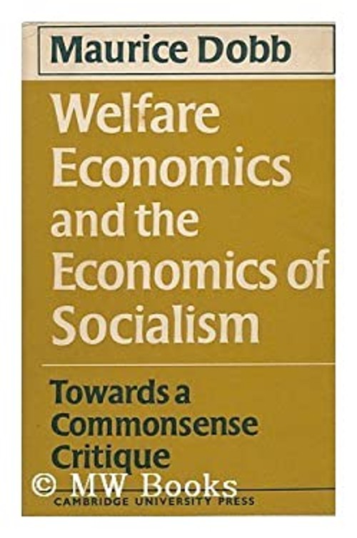 Welfare Economics and the Elements of Socialism Hardcover Maurice