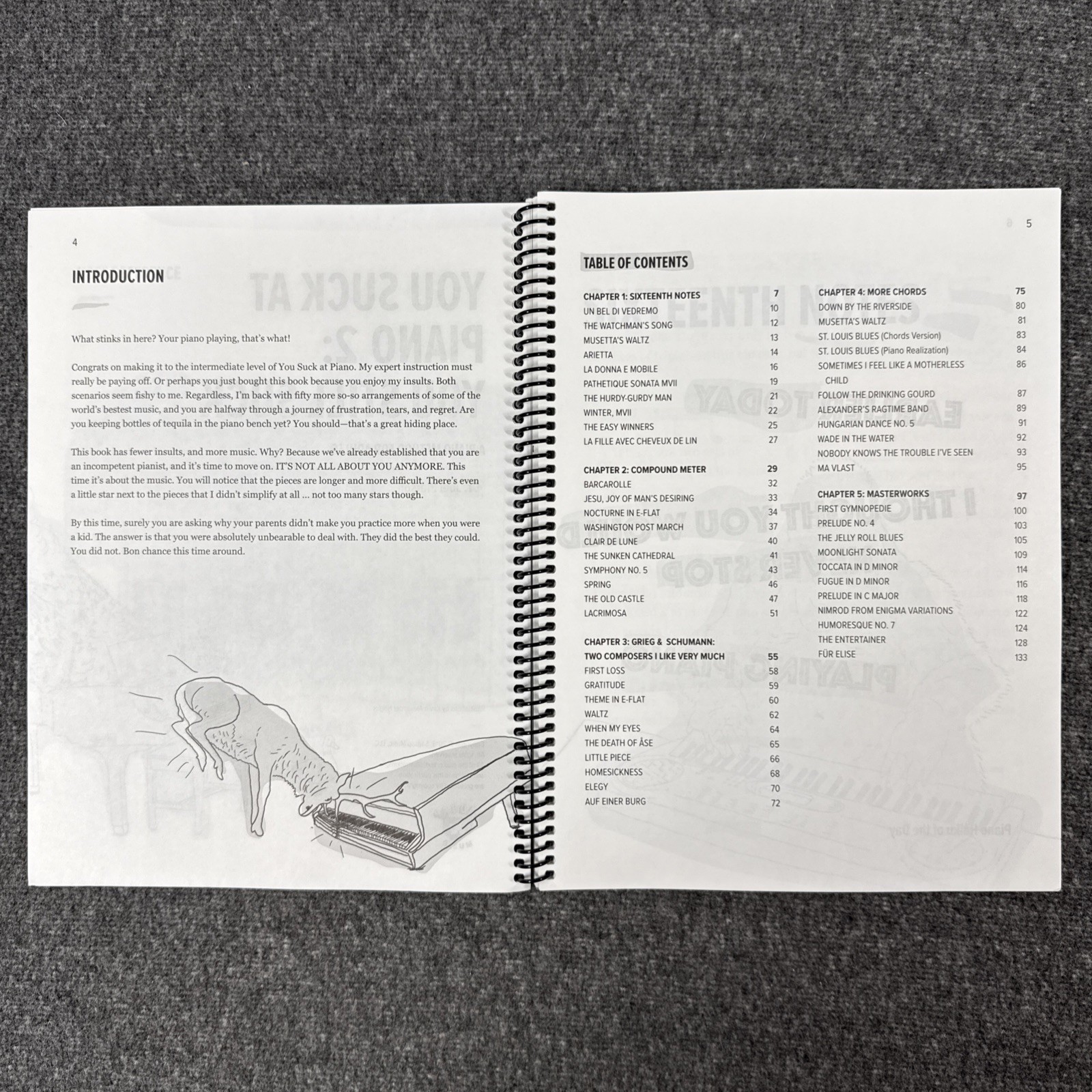 Rare You Suck At Piano 1 & 2 Joel Pierson A Piano Method for Adults HTF OOP