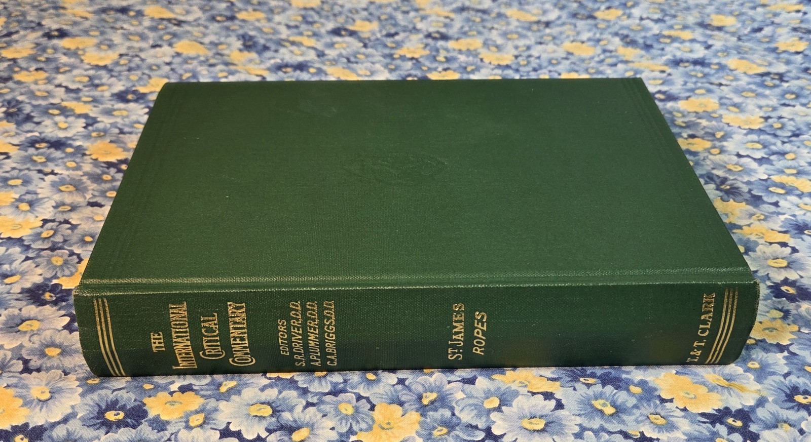 The Book Of St. James, The International Critical Commentary James Ropes 1978 HC