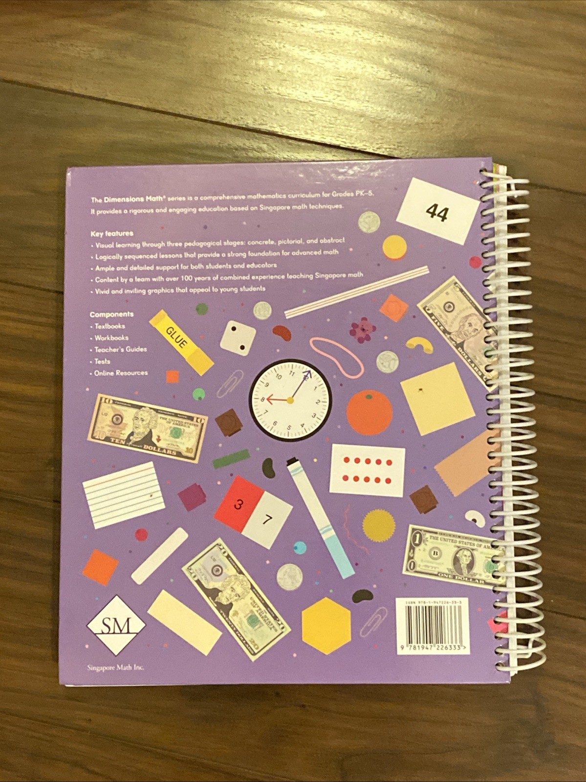 Singapore Math Dimensions Math Teacher’s Guide 1B Spiral Bound Teacher’s Edition