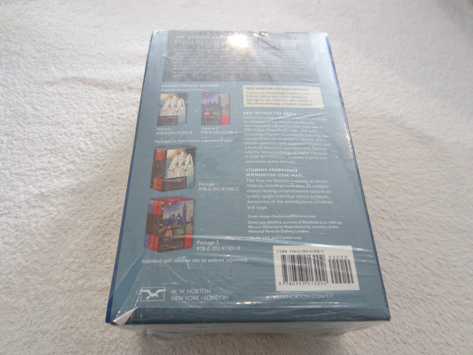 The Norton Anthology of English Literature 9th Edition 3 Book Set SEALED NEW