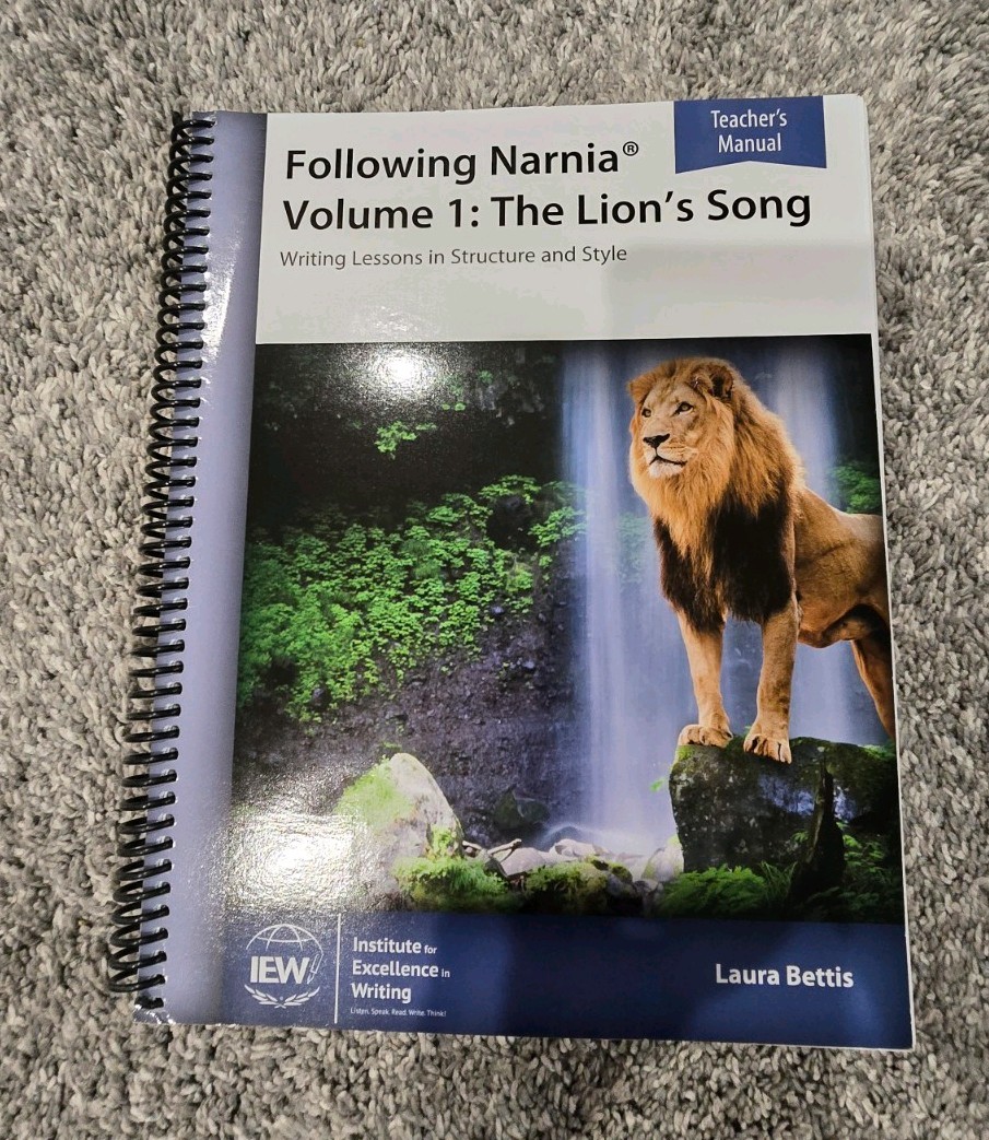 IEW Following Nardia Volume 1 The Lion’s Song Teacher’s Manual Writing Lessons