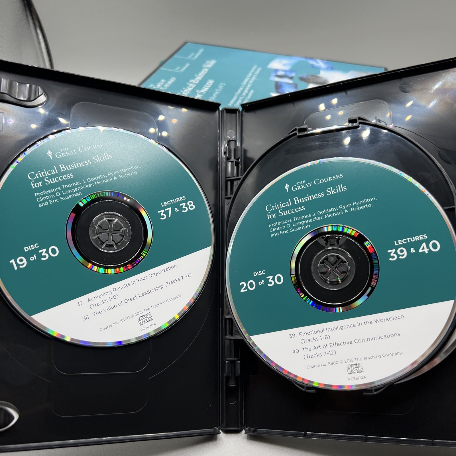 Great Courses Critical Business Skills, Guidebook, 3 Lecture Books, 4 DVD’s