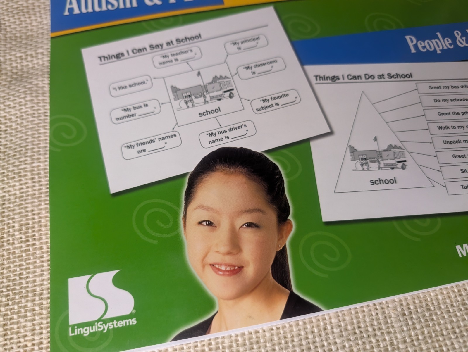 AUTISM & PDD: THINGS I CAN SAY AND DO: PEOPLE & PLACES EUC W/ CD