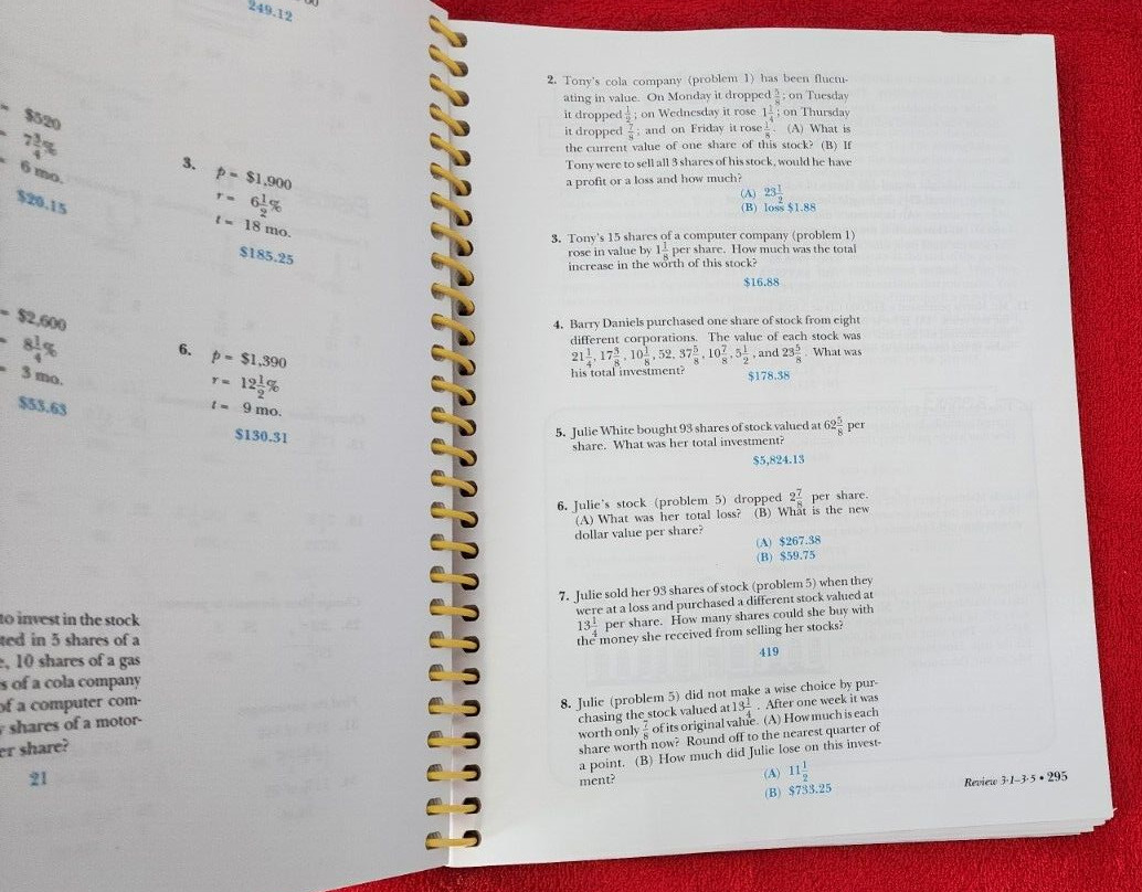 Abeka A Beka Book BUSINESS MATHEMATICS Work Text TEACHERS EDITION 67954016