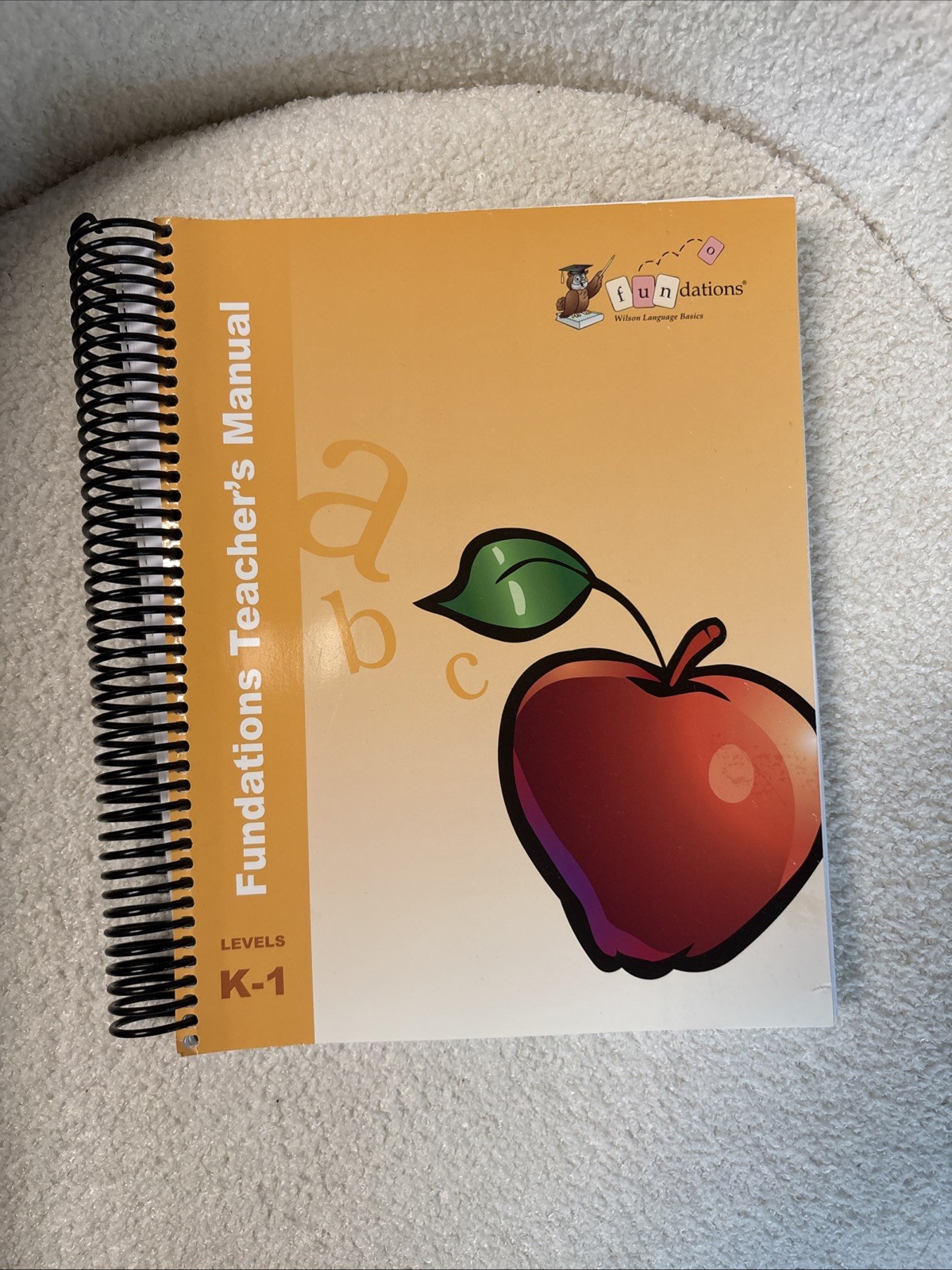 Fundations Teacher’s Manual K-1, by Barbara A. Wilson 2006 spiral bound