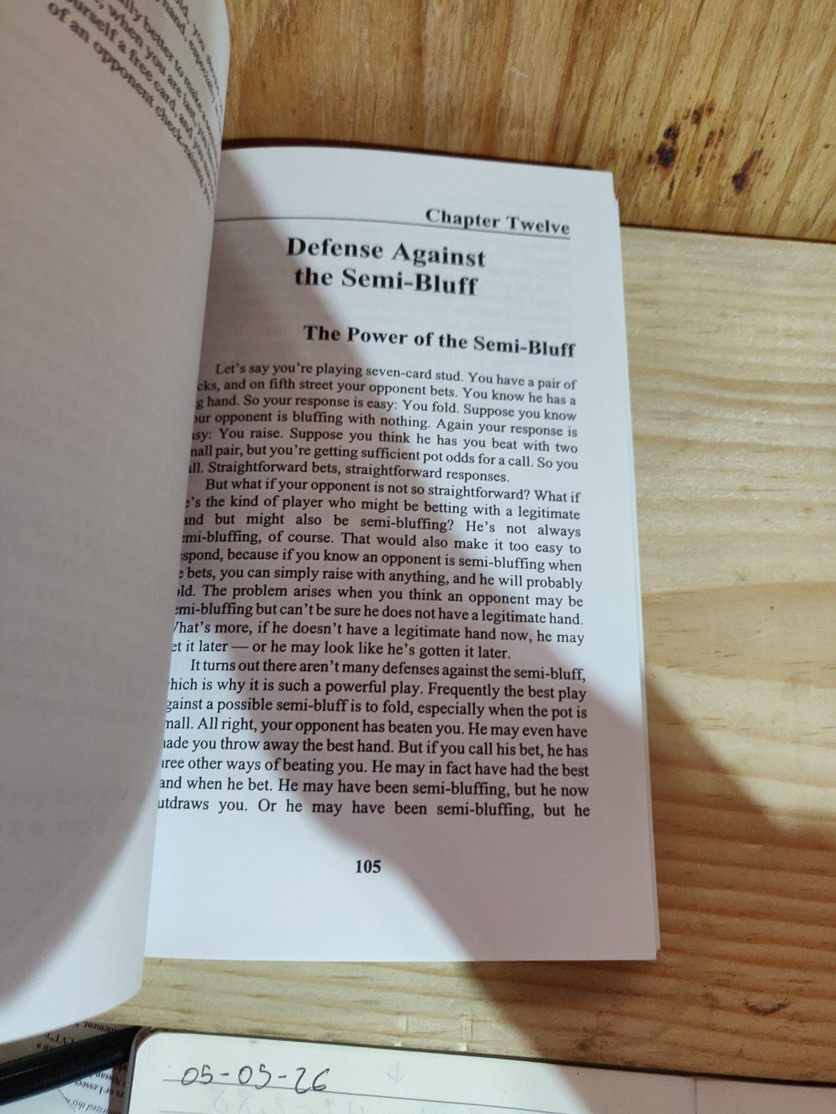 The Theory of Poker by Sklansky, David