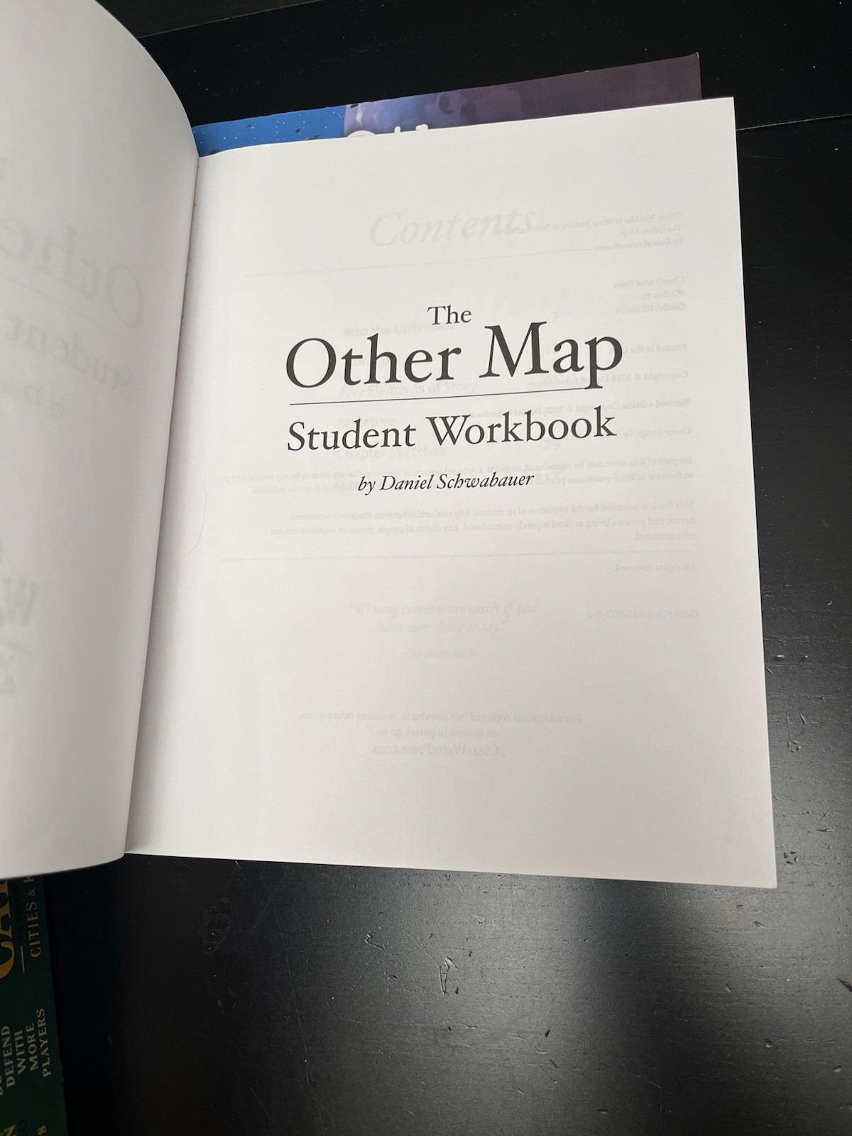 Other Worlds Portal Writing Curriculum Manual & Workbook Daniel Schwabauer READ