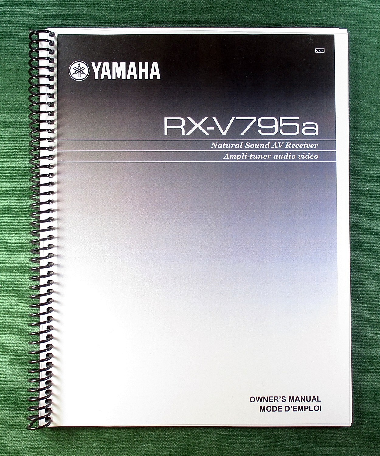 Yamaha RX-V795A Instruction Manual: 92 Pages & Protective Covers!