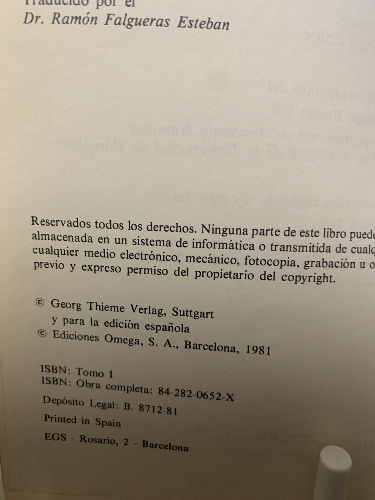 Manual De Anatomia Humana Tomo I Y II – Frick, Leonhardt & Stark 1981 Paperbacks