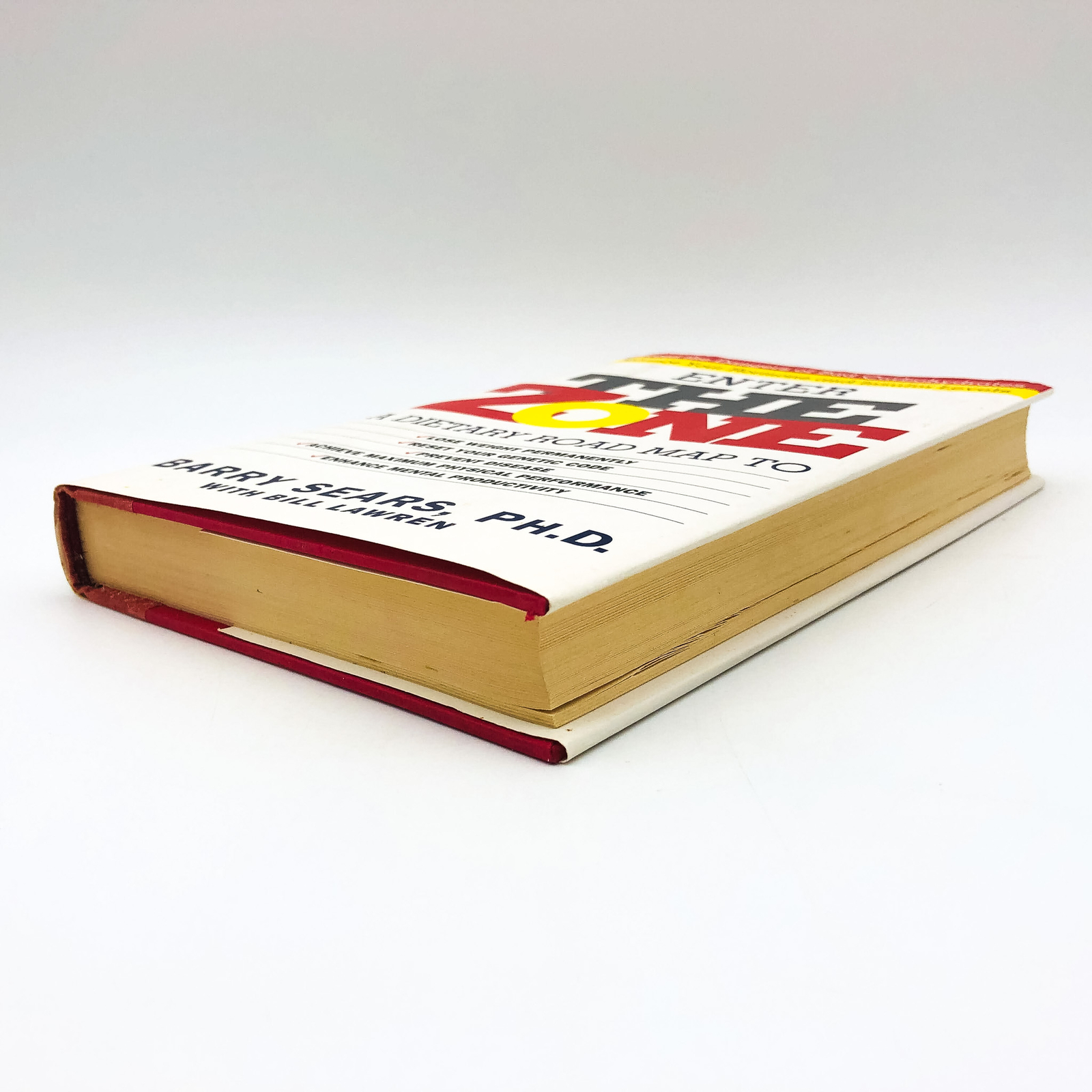 Enter The Zone Hardcover Barry Sears PHD 1995 Nutrition Reducing Calories Y