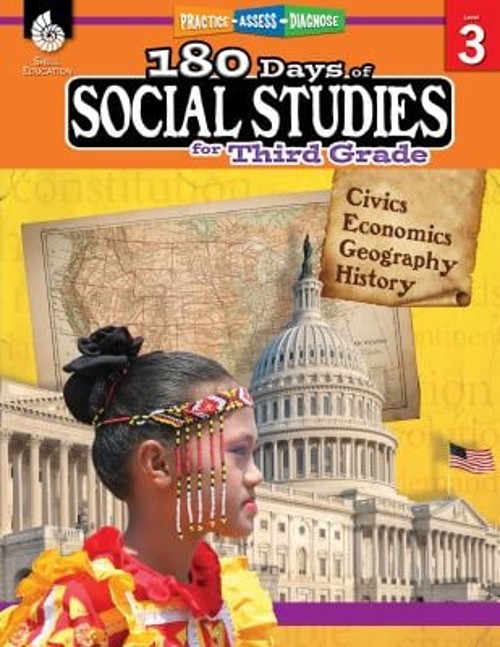 180 Days of Social Studies for Third Grade : Civics, Economics, G
