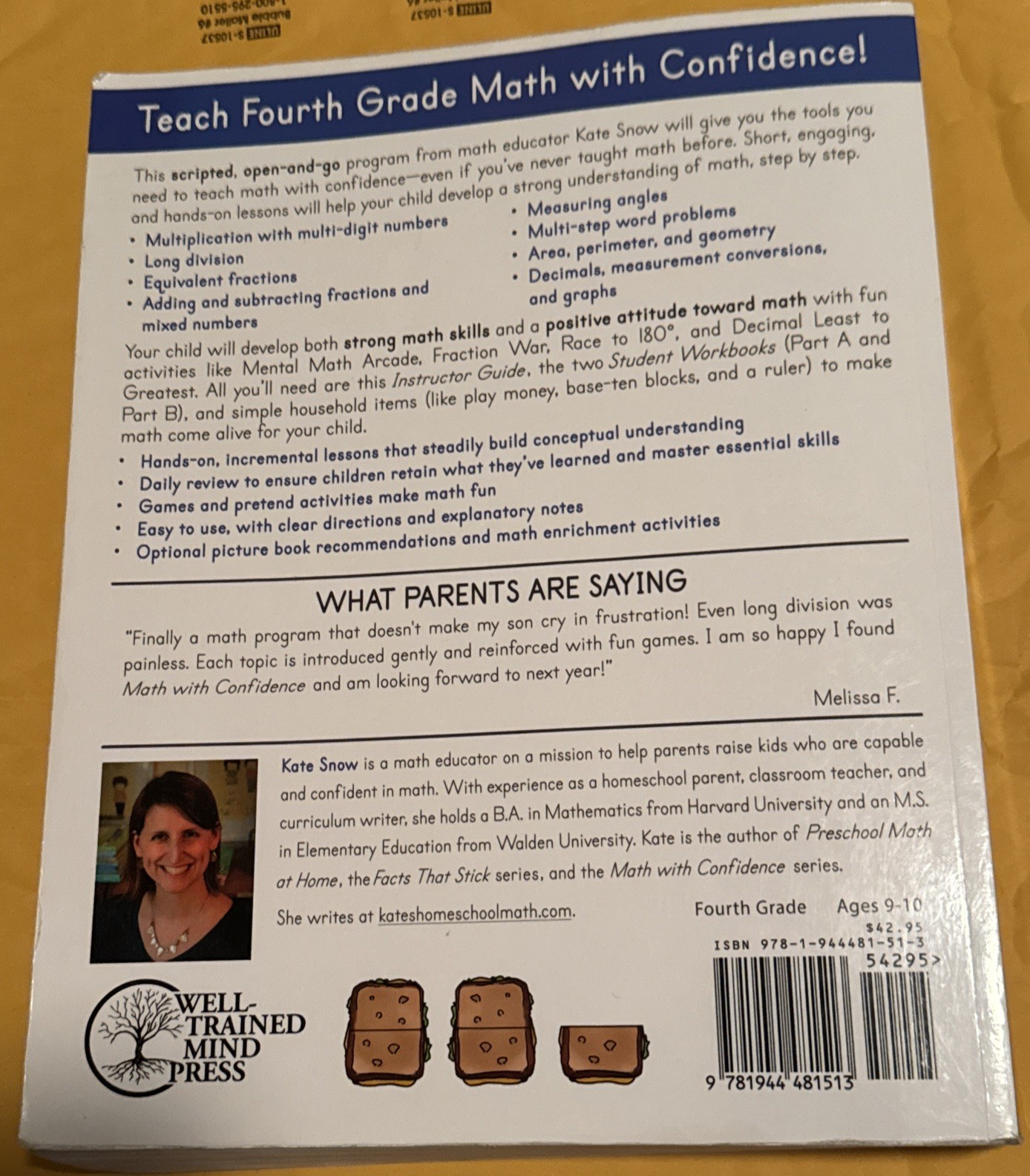 Fourth Grade Math with Confidence Instructor Guide