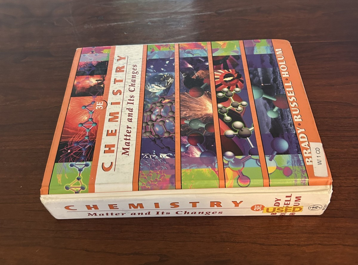 Chemistry Matter and Its Changes 3rd Edition Brady Russell Holum HC CD included