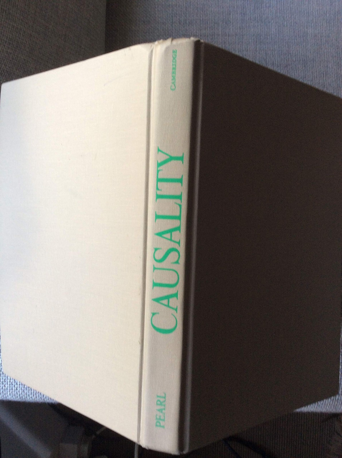 Causality: Models, Reasoning, and Inference by Judea Pearl