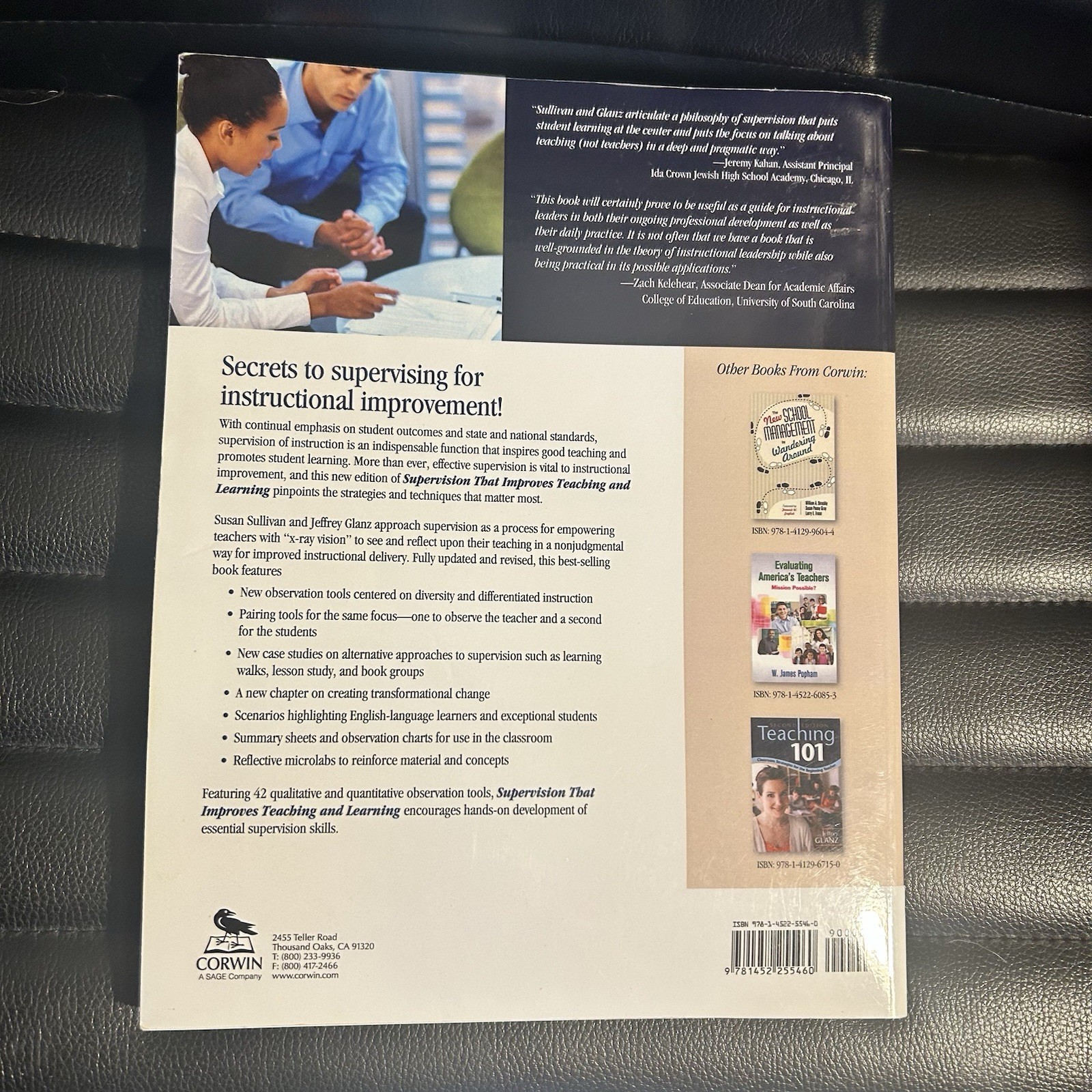 Supervision That Improves Teaching Learning 4th Ed Paperback Sullivan/Glanz