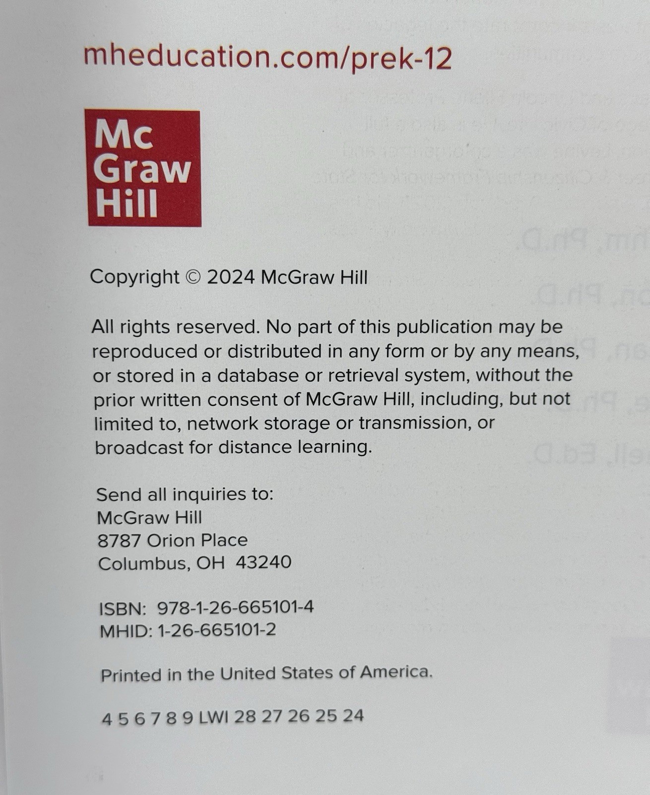 Civics Florida Edition 2024 College TextBook McGraw Hill Social Studies