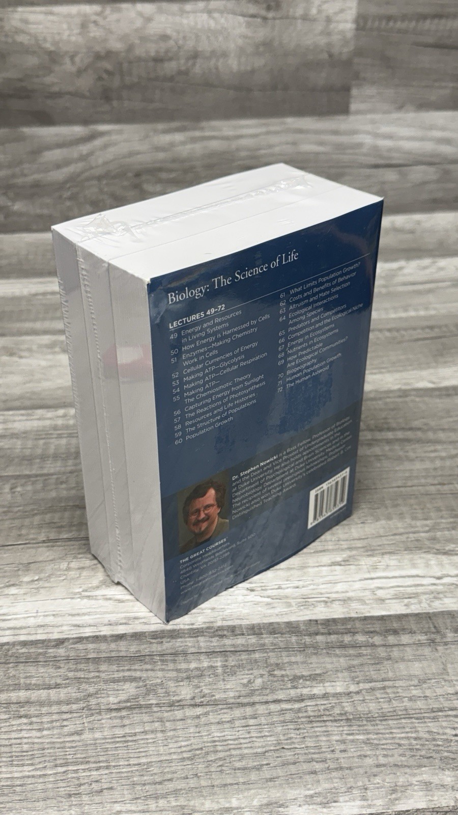 GREAT COURSES: BIOLOGY THE SCIENCE OF LIFE COURSE GUIDES NEW SEALED