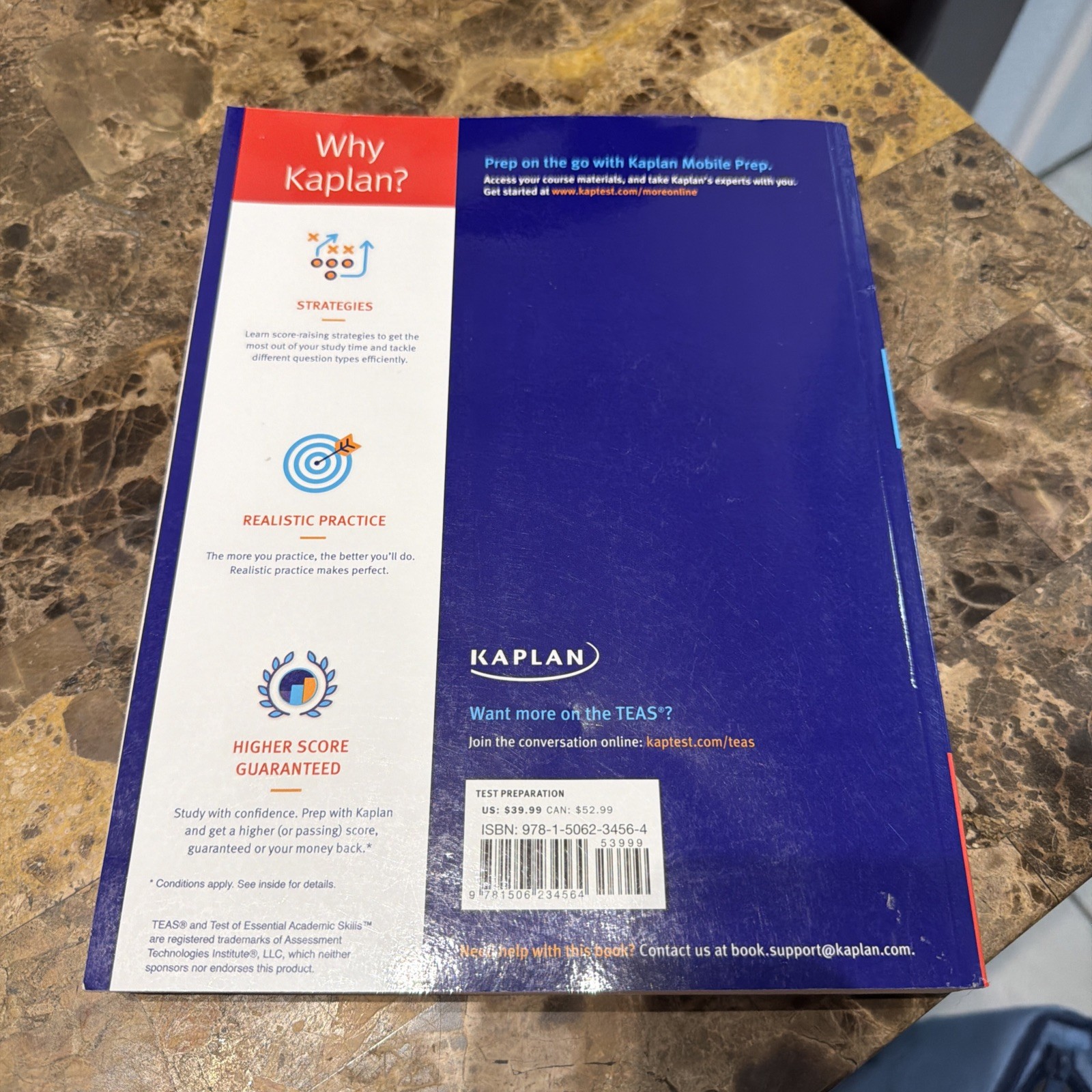 Kaplan Test Prep Ser.: ATI TEAS Prep Plus : 2 Practice Tests + Proven Strategies